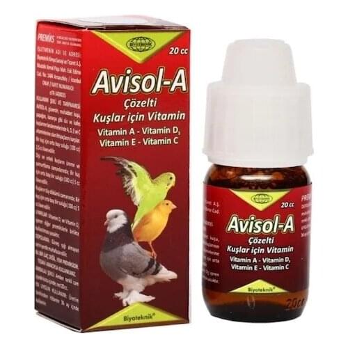 Bioengineering Avisol A bird Vitamin 20 cc 409129586 bird, bird supplies, swing, perch, cage, bird cage, avian vitamins, bird access