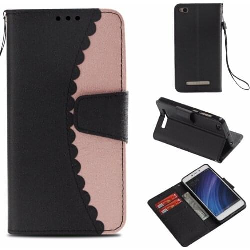 Wallet Case for Xiaomi Redmi 4X 4A 5A Smartphone Cover Filp Double Splice Leather Housing Book Style Redmi 4A Phone Bag Redmi 5A