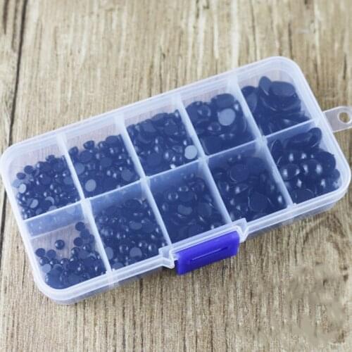 Black Eyes For Dolls 4-10mm760pcs Round Flat Black Eyes Plastic Making Toys For Teddy Bear Dolls Eyes Amigurumi Doll Accessories