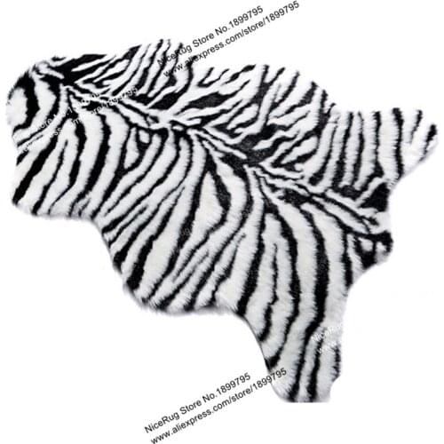 Kids animal skin printed carpet Tiger Leopard Zebra Stripes Carpet Bedroom Rug Window Living Room Sofa Mat 100X150CM 2X3.6Feet