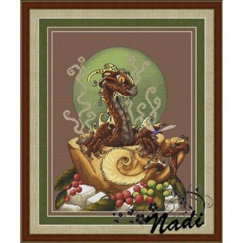 Linen dinosaur Cross Stitch Kit Packages Counted Cross-Stitching Kits New Pattern NOT PRINTED Cross stich Painting Set