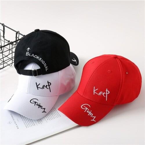 Unisex Keep Going Letters Baseball Cap Street Hip Hop Cap Cotton Young Generation Snapback Cap Cool Hat gorras de béisbol