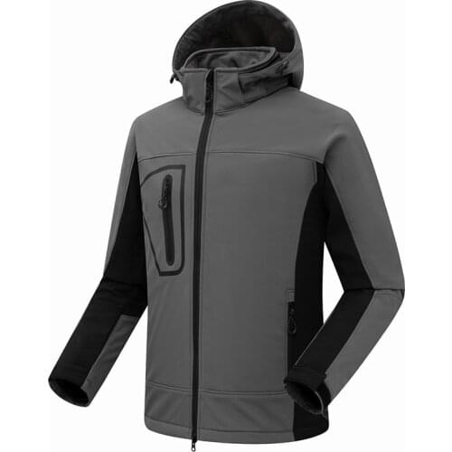 Mens Blazers Winter Jacket Outdoor Waterproof Mountaineering Soft Shell Jacket Hunting Equipment Outerwear Men Fleece Jacket