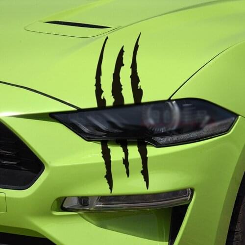 Auto Sticker Reflective Monster Claw Scratch Stripe Marks Headlight Decal for Acura RLX CL EL CSX ILX MDX NSX RDX RL SLX TL TSX
