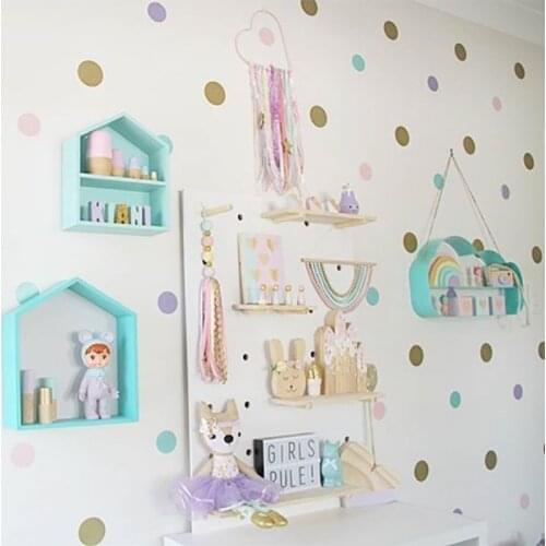 Dots Wall Stickers For Kids Room Baby Home Decoration Children Wall Decals kids wall sticker Kids Home Decor Murals Wallpaper