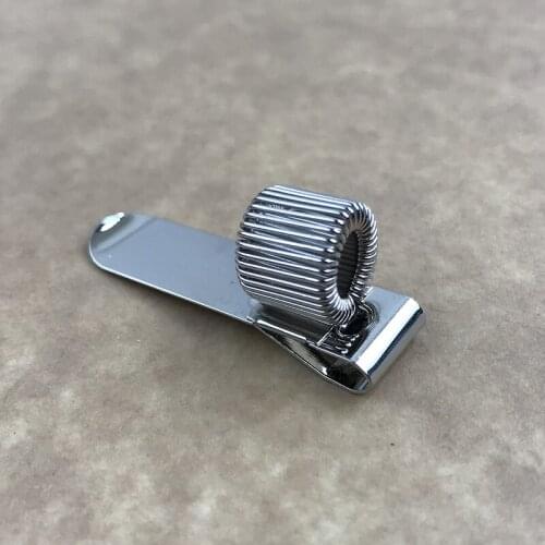 New Brass Pen Holder Metal Pen Clip Stainless Steel For Notebook Cowhide Diary