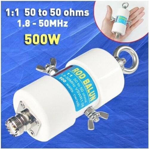 NEW 500W 1:1 Waterproof HF Balun for 160m - 6m Bands (1.8 - 50MHz) Waterproof DIY inverted V antenna