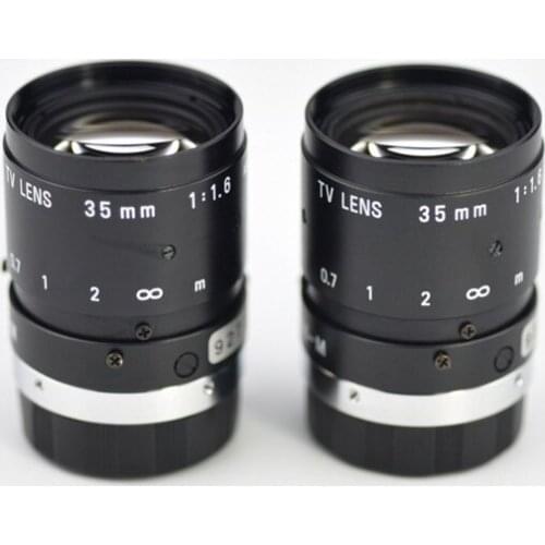 Used original PENTAX C3516-M CCTV fixed focus lens 35mm 1:1.6 megapixels