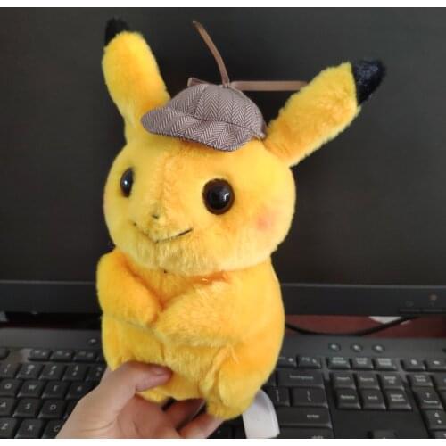 Pokemon Detective Pikachu Plush Toys Stuffed Toys 22CM NEW