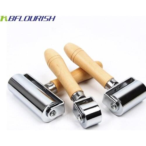 Professional New 26/60/100mm Leather Glue Edges Laminating Roller Craft DIY Handmade Crease Tool Leather Craft Roller