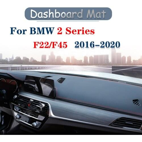 For BMW 2 Series F22 F45 Coupe Gran Active Tourer Anti-Slip Anti-UV Mat Dashboard Cover Pad Dashmat Carpet Accessories 218i 220i