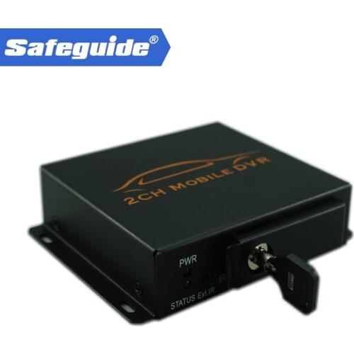 School Bus Truck Taxi MDVR Support 128GB 2CH Mobile Car DVR Contact with 2 Camera