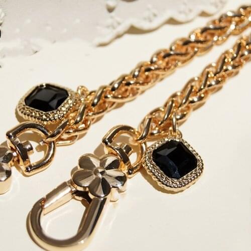 Handbag Metal Chains For Bag DIY Purse Chain With Buckles Shoulder Bags Straps Handbag Handles Bag Parts & Accessories handle