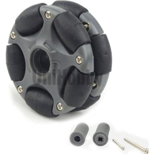 UniHobby UH135 58mm Plastic omni wheels for arduino robot kit L E G O NXT and Servo Motor with Plastic Universal Hubs