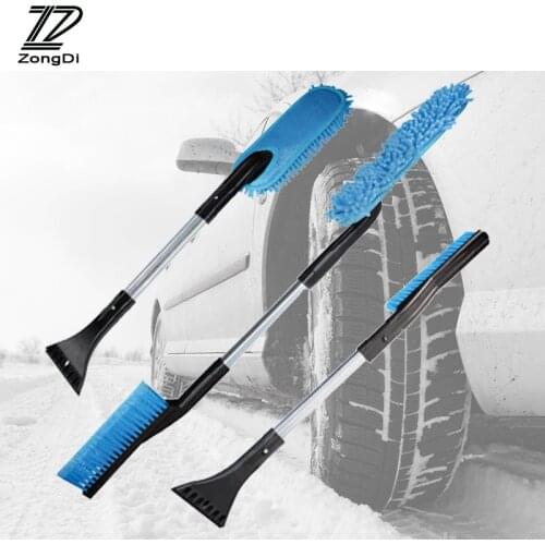 ZD 1Set Car multifunctional snow shovel Three in one Removable For Hyundai i30 solaris Renault duster Jeep renegade accessories