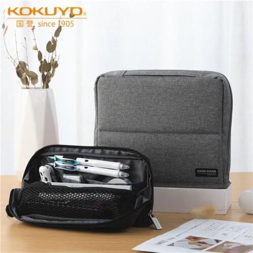 1pc KOKUYO HACO Multifunctional Pencil Bag Student Simple and Practical Business Large-capacity Multi-layer Storage Bag