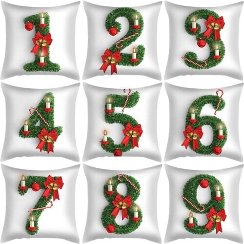 45*45cm Pink Letter Pillow Case Pillow Cushion Cover Throw Pillows Sofa Decorative/Living Room Cushions English Alphabet Gift