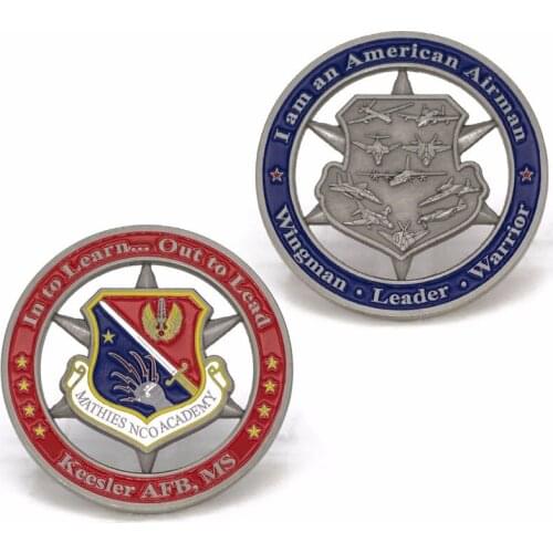 Us Coin hot sale USA Air Force Coin Emblem low price custom cut out hollow USA military coins