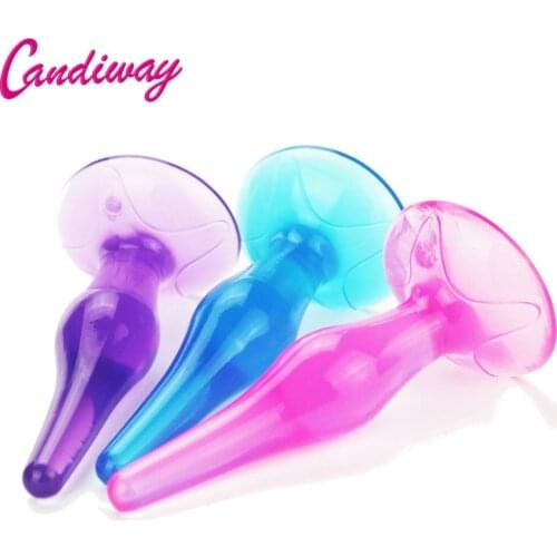 Anal Toys Passionate Stimulator anus g spot sucker bottom Lover Jelly Butt Plug backyard Adult Sex Products Sex Toys for women