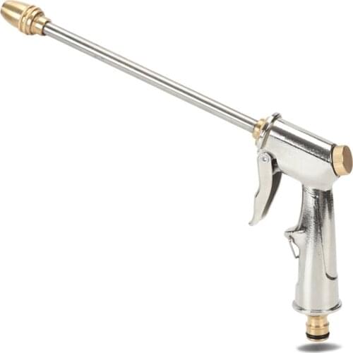 Car Auto Water Gun Silver/Golden Garden Water Jet Washer Spray Cleaning Tool For Car Washing Garden Irrigation Watering Hose