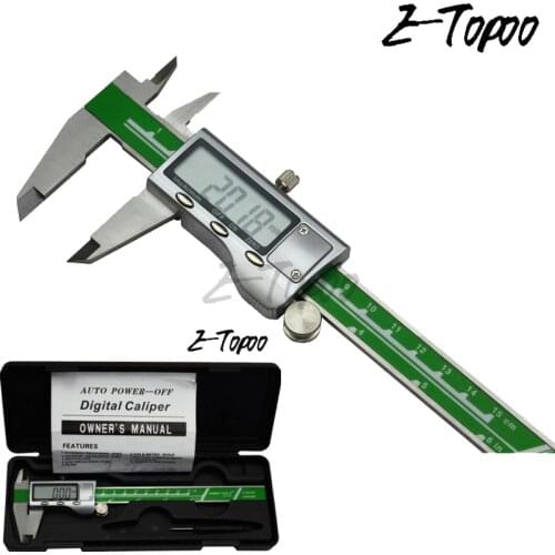 Green Color 150mm 6inch Super LCD Digital Caliper Digitaler Mess Schieber Electronic Vernier Caliper Micrometer Gauge