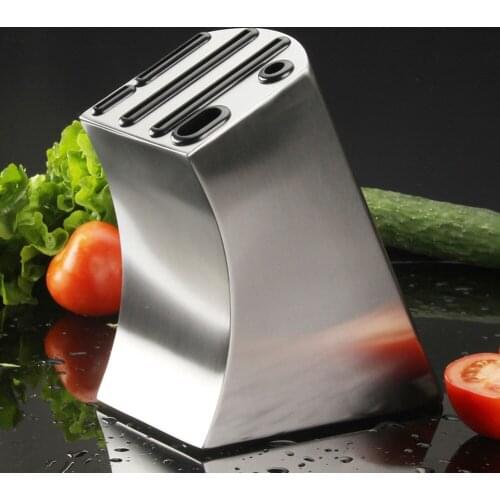 Stainless steel kitchen tool knife holder multifunctional tableware accessories storage durable shelf knife holder vegetable