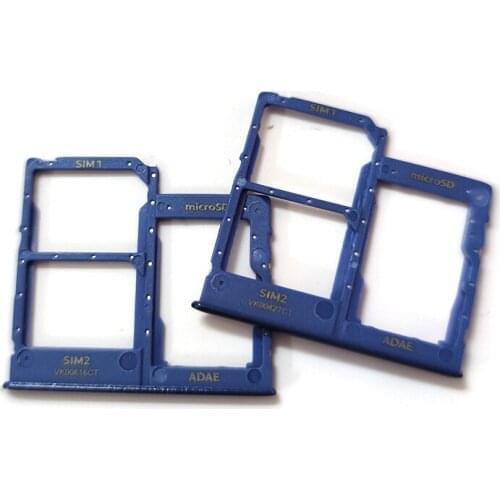 Sim Tray Holder For Samsung Galaxy A41 A415F SIM Card Tray Slot Holder Adapter Socket Repair Parts