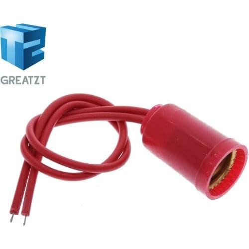 E10 lamp holder With wire Small lampholder e10 base teaching instrument experiment wire length 12cm base E10 lampholder