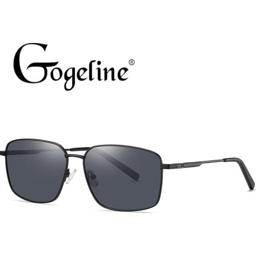 Gogeline Brand Square Polarized Sunglasses Metal Frame Classic Male Sunglass Men Driving Sun glasses UV400 Shades