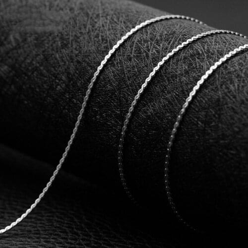 Fashion stainless steel popular titanium steel flat S necklace sweater chain pendant with chain