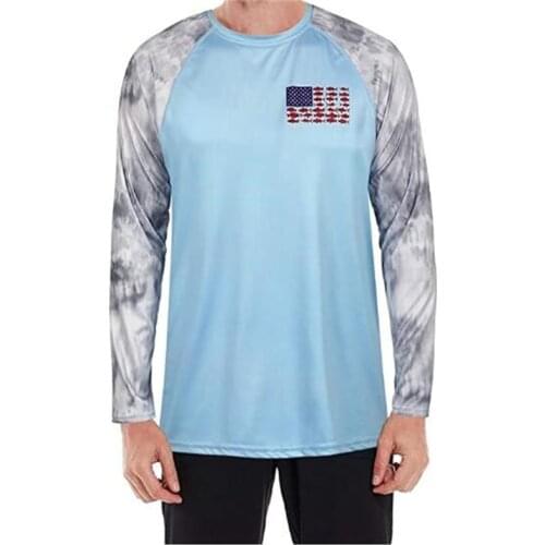 Long Sleeve Ultrathin Sunscreen Design Long Fishing JerseysFishing Hiking Sports Shirts Men’s UPF 50+ Performance Long Sleeve
