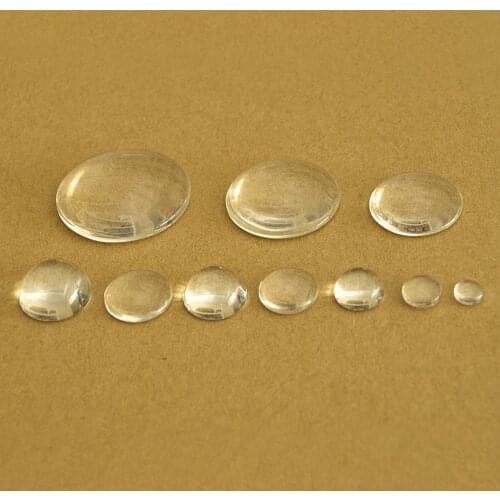 6 8 10 12 13 14 15 16 20 25 30 mm Mini Optical Glass Lens LED Optics Plano Convex Condense stager Glass No steps / no edge Lens