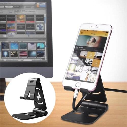 Mobile Phone Holder Desk Stand Phone Holder Charging Base Double Adjustable Shelf For IPad For IPhone Huawei Xiaomi Samsung LG