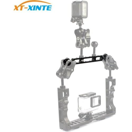 Camera Light Frame Diving Bracket Arm Tripod Connect Adapter Mount 20cm 13cm for Gopro Hero 7 6 5 4 Session yi for SONY DSLR SLR