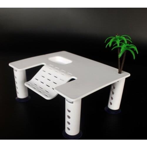 Reptile Platform Turtle Basking Aquarium Fish Tank Climb Ladder Island New