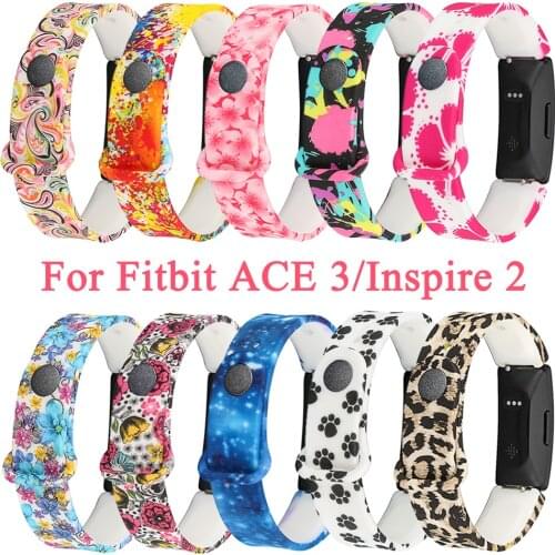 Wrist Band For Fitbit ACE 3 Strap Bracelet For Fitbit Inspire 2 Bracelet Silicone Loop Watch Accessories Individuality Belt