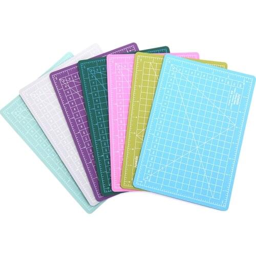 1pc A5 PVC Self Healing Cutting Mat Craft Quilting Grid Lines Printed Board