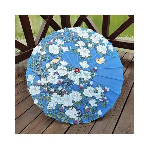 82cm Ancient Chinese Umbrella Oil Paper Umbrella Women Hanfu Dance Antique Umbrella Ceiling Classic Umbrella Sunshades