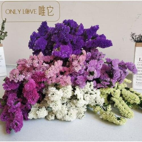 2pcs Dried Flowers Bouquet Real Flowers Living Room Home Soft Decoration flower wall wedding farmhouse decor