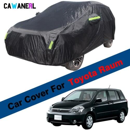 Outdoor Car Cover Waterproof Auto Anti-UV Sun Shade Snow Rain Resistant Cover For Toyota Raum