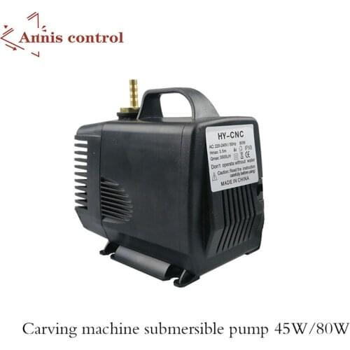 1pcs 45w/80w 3.5m water pump engraving machine tool cooling for cnc router 2.2kw spindle motor and 1.5kw spindle motor