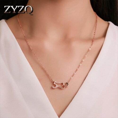 ZYZQ Valentines Day Gift Necklace With Trendy Letter 520 Design Lovely Birthday Present Accessories Factory Direct Selling