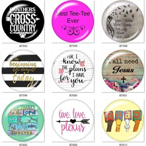 WORD CROSS TEAD LIVE LOVE 10pcs mixed 12mm/18mm/20mm/25mm Round photo glass cabochon demo flat back Making findings B7593