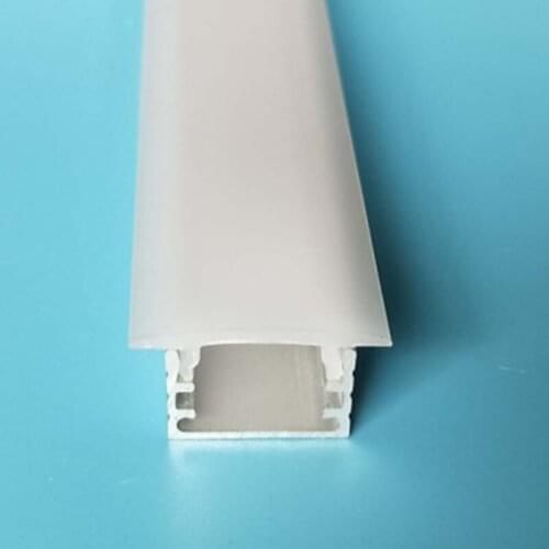 Free Shipping small LED Aluminum Profile Extrusion Profile LED Light with cover and end caps and clips 2m/pcs 50m/lot