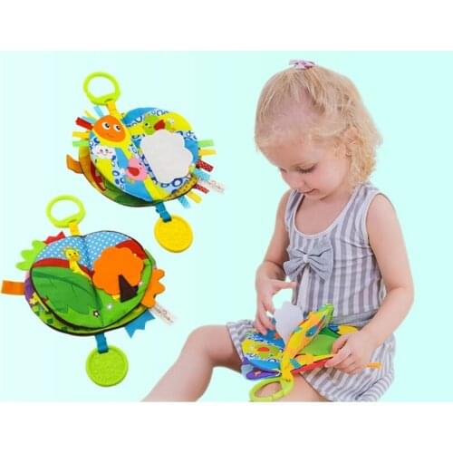 425F Early Girls Educational Cloth Book DIY Preschool Learning Book for Infants