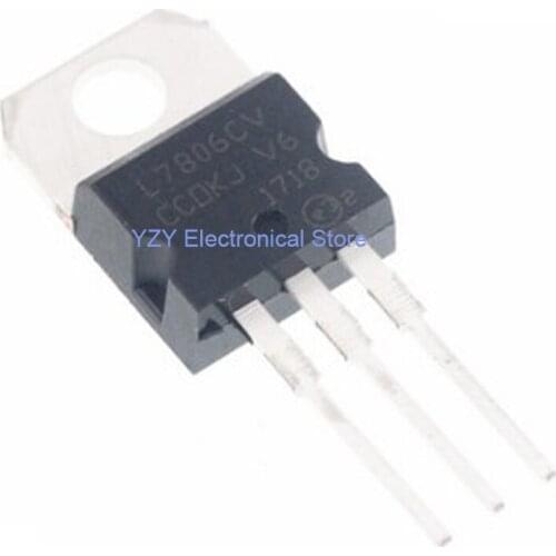 5PCS/LOT L7806CV TO220 L7806 TO-220 7806 LM7806 MC7806 NEW ORIGINAL Fast Shipping