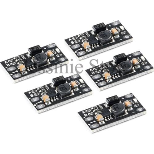 5pcs Mini DC-DC Boost Step Up Converter Board Module 3.7V to 12V Voltage Regulator PCB Board Module Lithium Battery Boost
