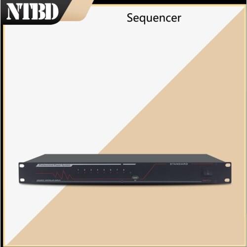 NTBD Power Sequence Automatic Power Strip Bar Effectively Protect the Switch Improve Stability 8-outlet Current Regulator
