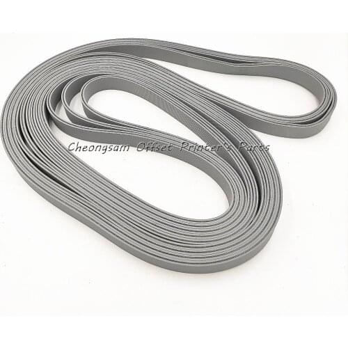 Free Shipping Folder Gluer Machine New Belt 2780*20*4MM Pasting Grey Imported Belt Anti-static Transport Belt Folder Gluer Belts