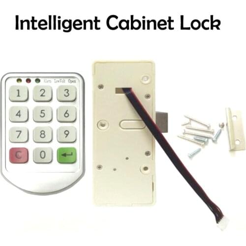 Free Shipping Metal Digital Electronic Password Keypad Number Cabinet Code Door Locker Locks